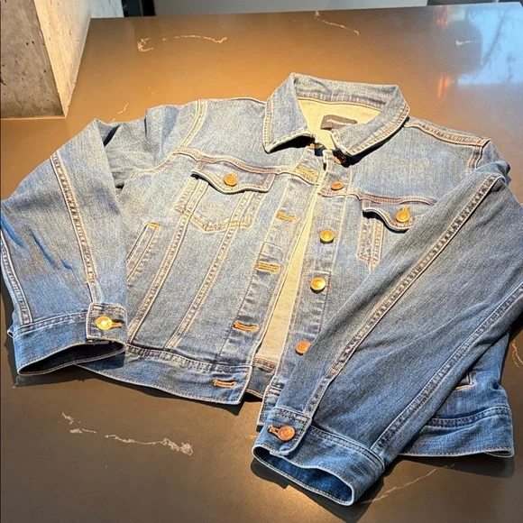 J. Crew Blue Denim Jacket - Picture 1 of 6